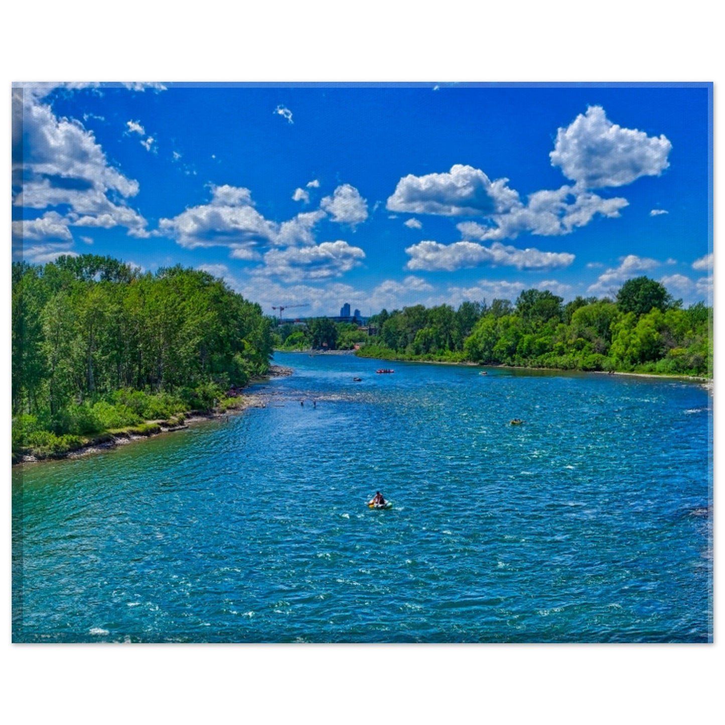 Canvas Print - Prince's Island Park Bow River HDR