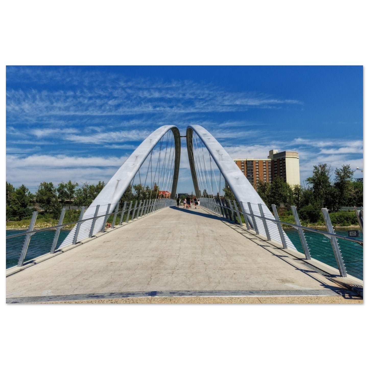 Premium Semi-Glossy Poster Print - George C. King Bridge