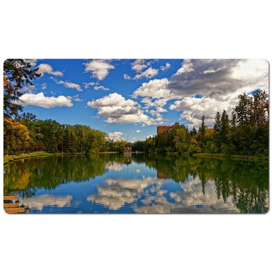 Desk Mats - Bowness Park Lagoon Fall