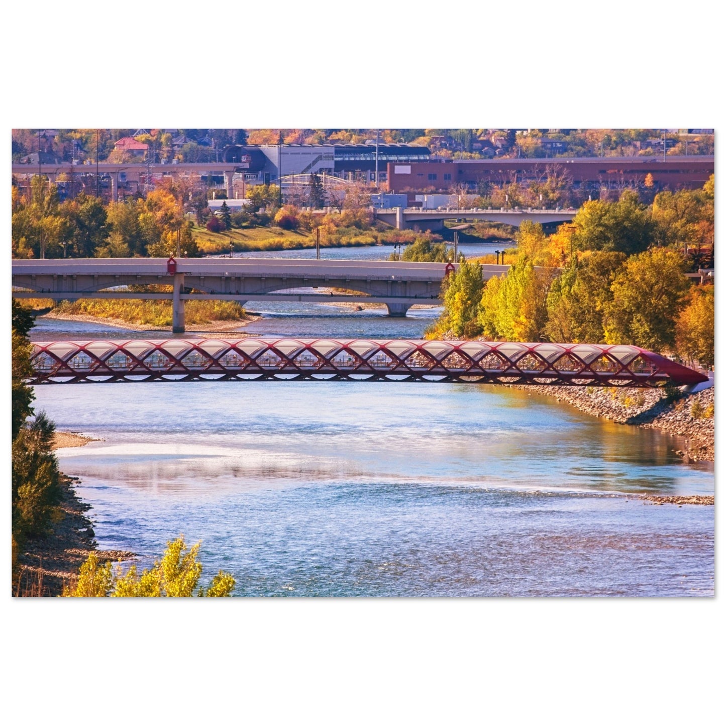 Foam Print - Peace Bridge McHugh Bluff Fall
