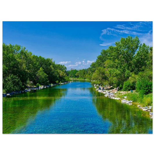 Foam Print - Bow River South Prince's Island Park HDR