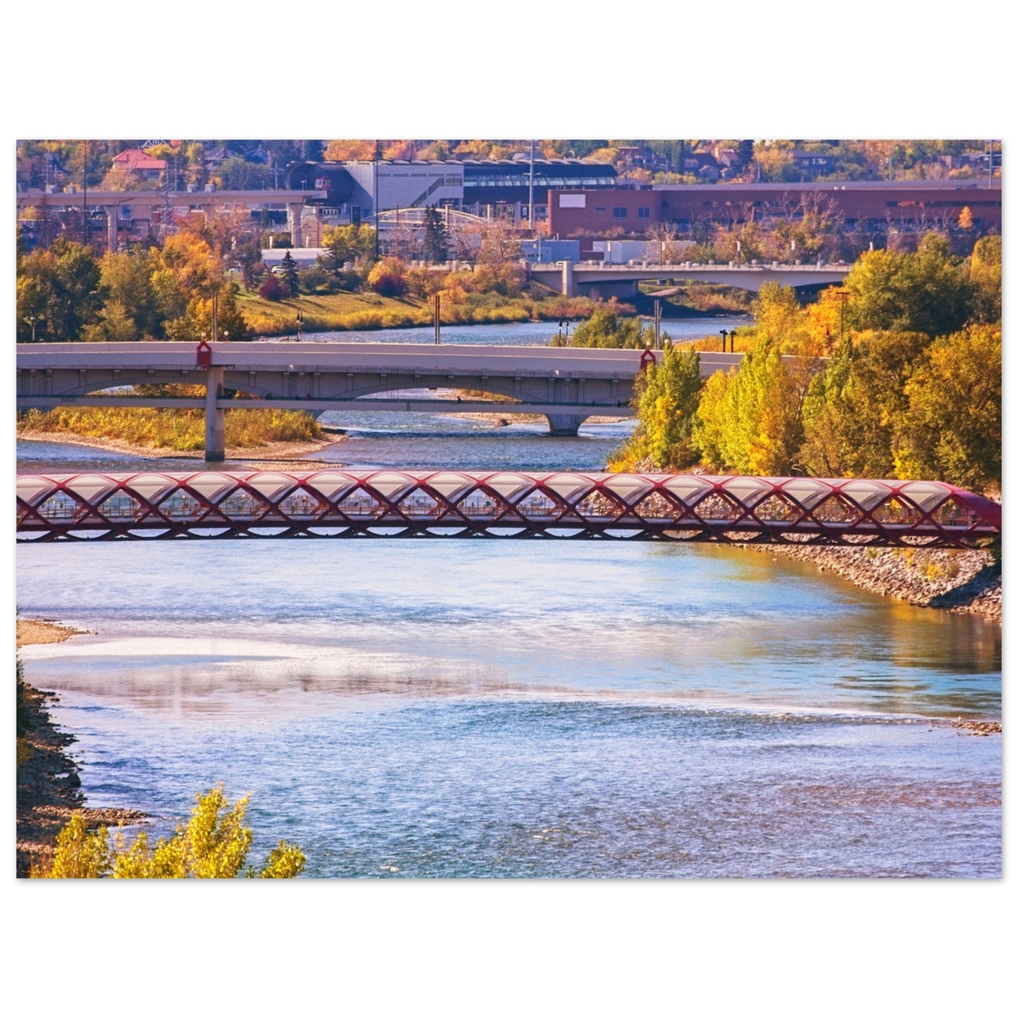 Foam Print - Peace Bridge McHugh Bluff Fall