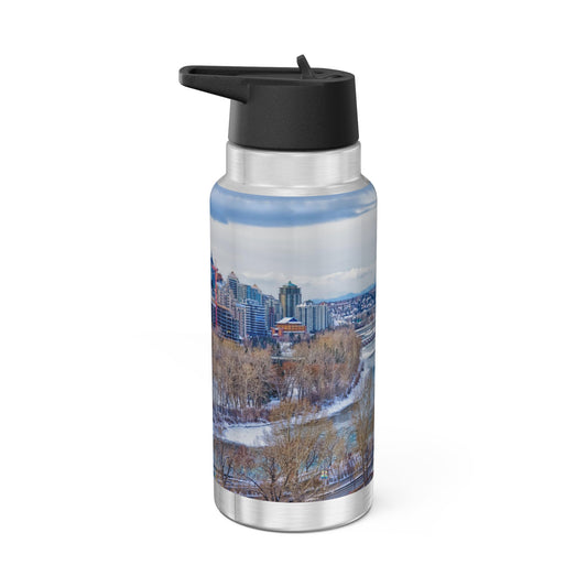 Gator Tumbler, 32oz - 2017 Bow River Peace Bridge McHugh Bluff Winter HDR