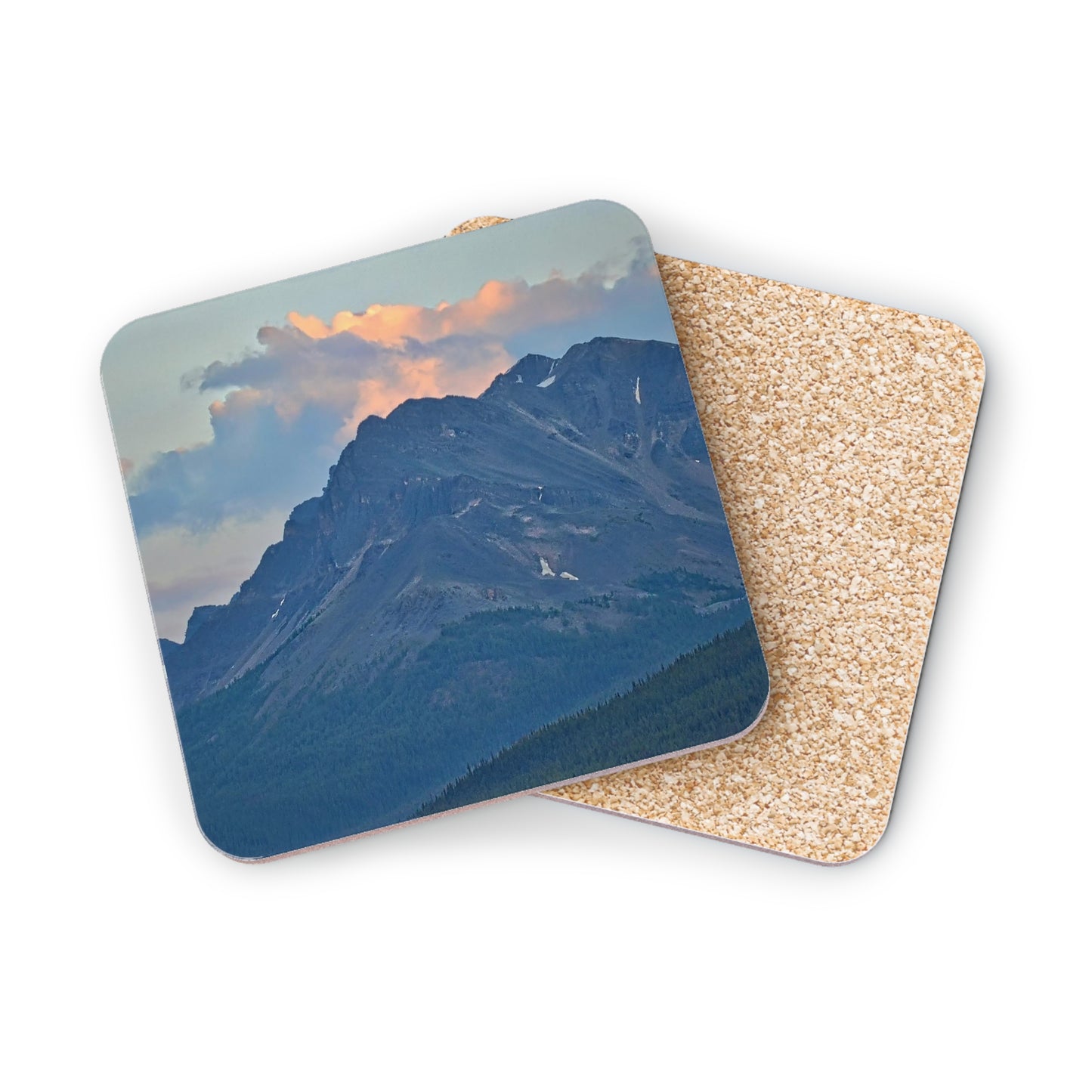 Coasters - Lake Louise Mountain Sunset