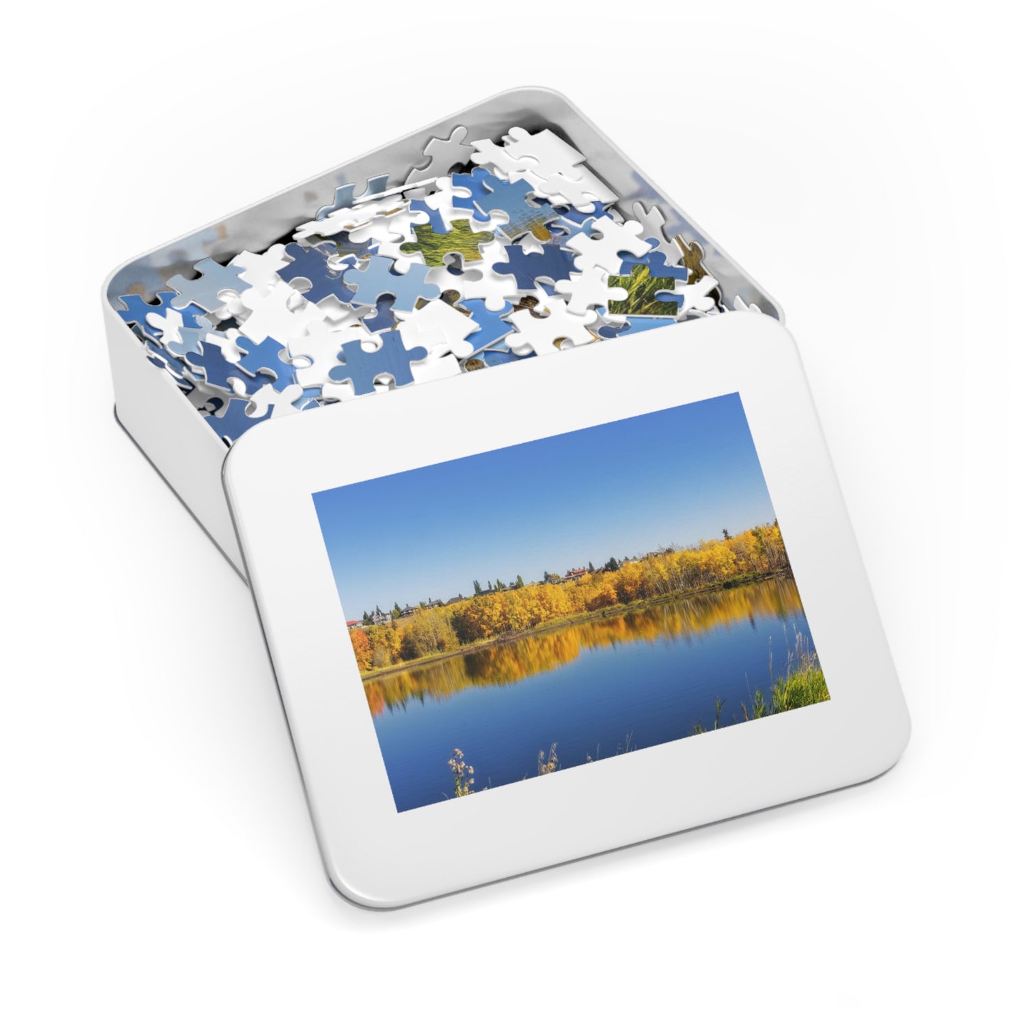 Jigsaw Puzzle (30, 110, 252, 500,1000-Piece) - Fish Creek Park Votier's Flats Pond Fall