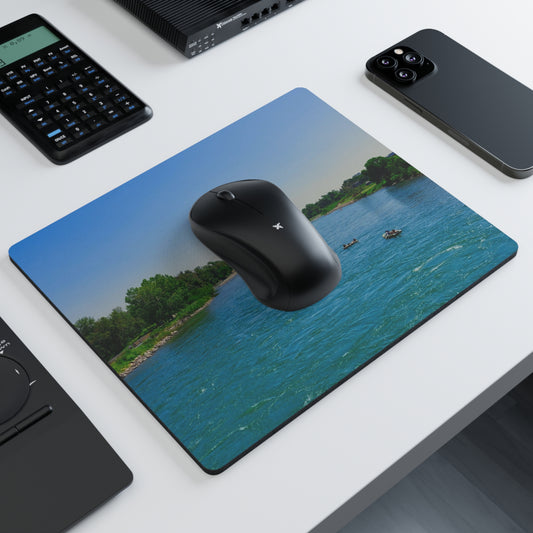 Rectangular Mouse Pad - Bow River George C. King Bridge