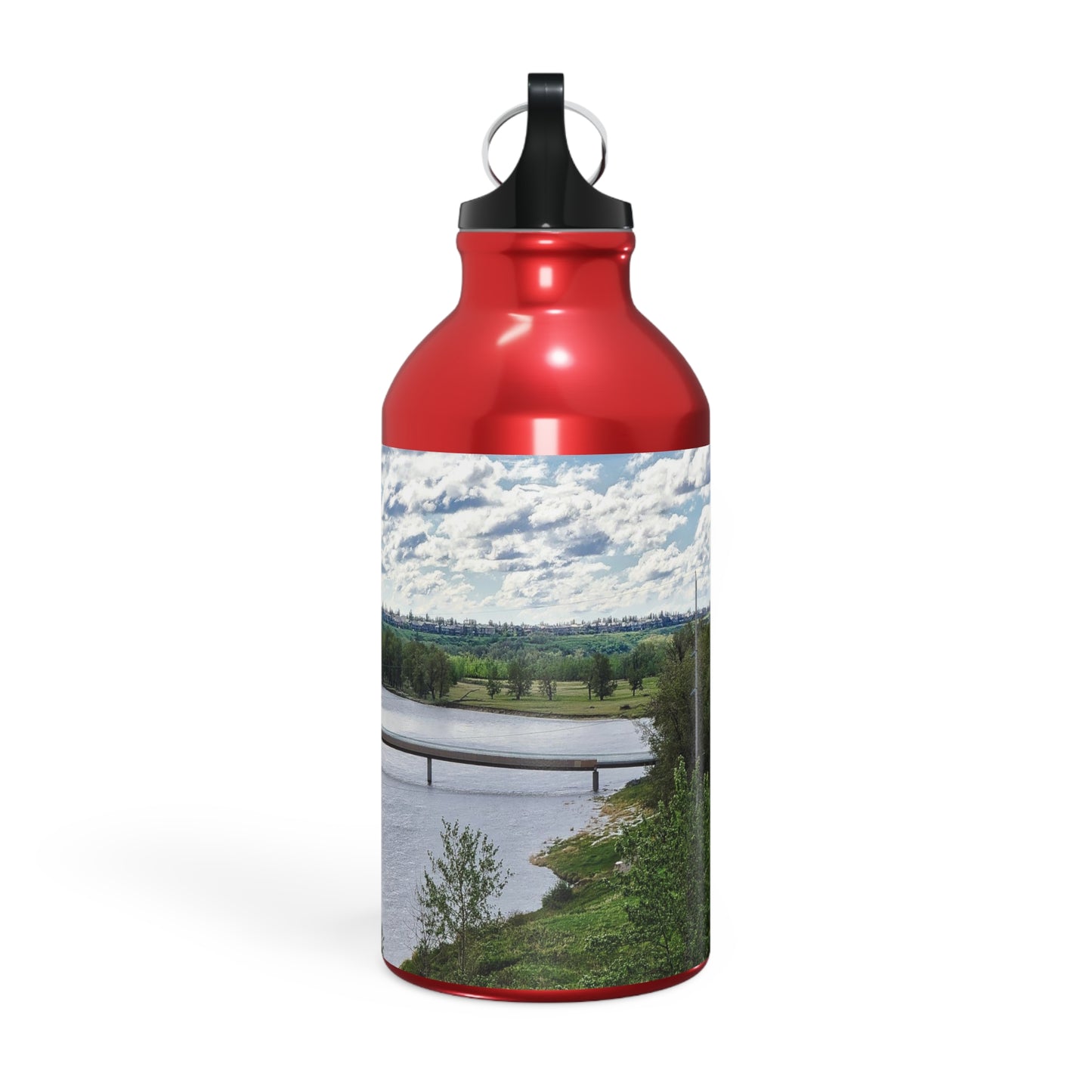 Oregon Sport Bottle - Bow River Fish Creek Park Mallard Point HDR