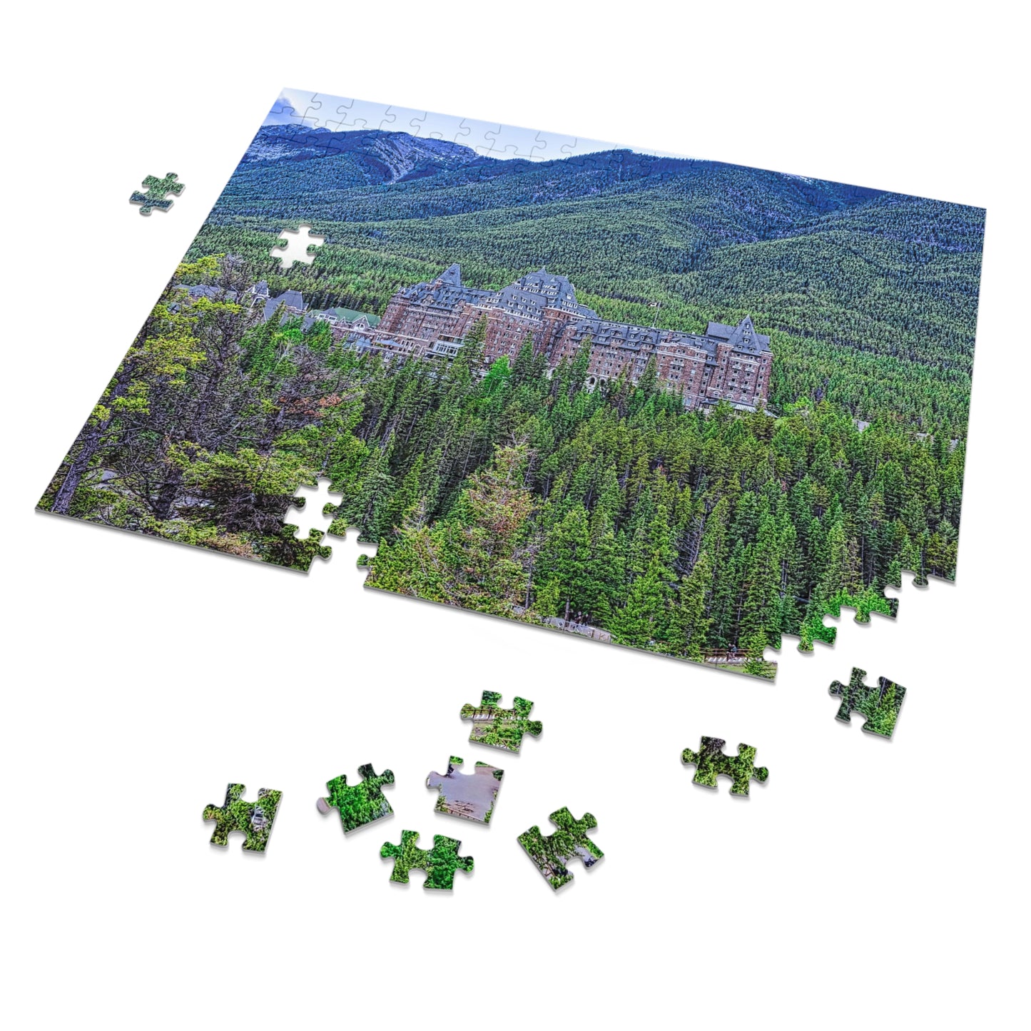 Jigsaw Puzzle (30, 110, 252, 500,1000-Piece) - Banff Springs Hotel Surprise Corner