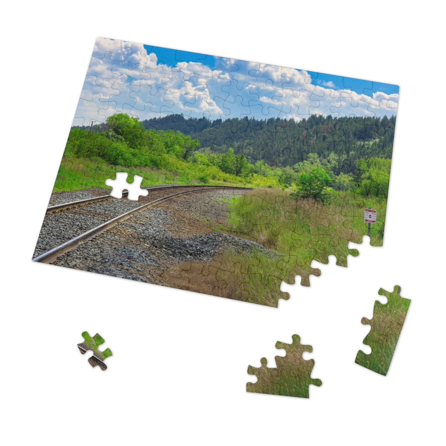 Jigsaw Puzzle - Edworthy Park CPKC Tracks