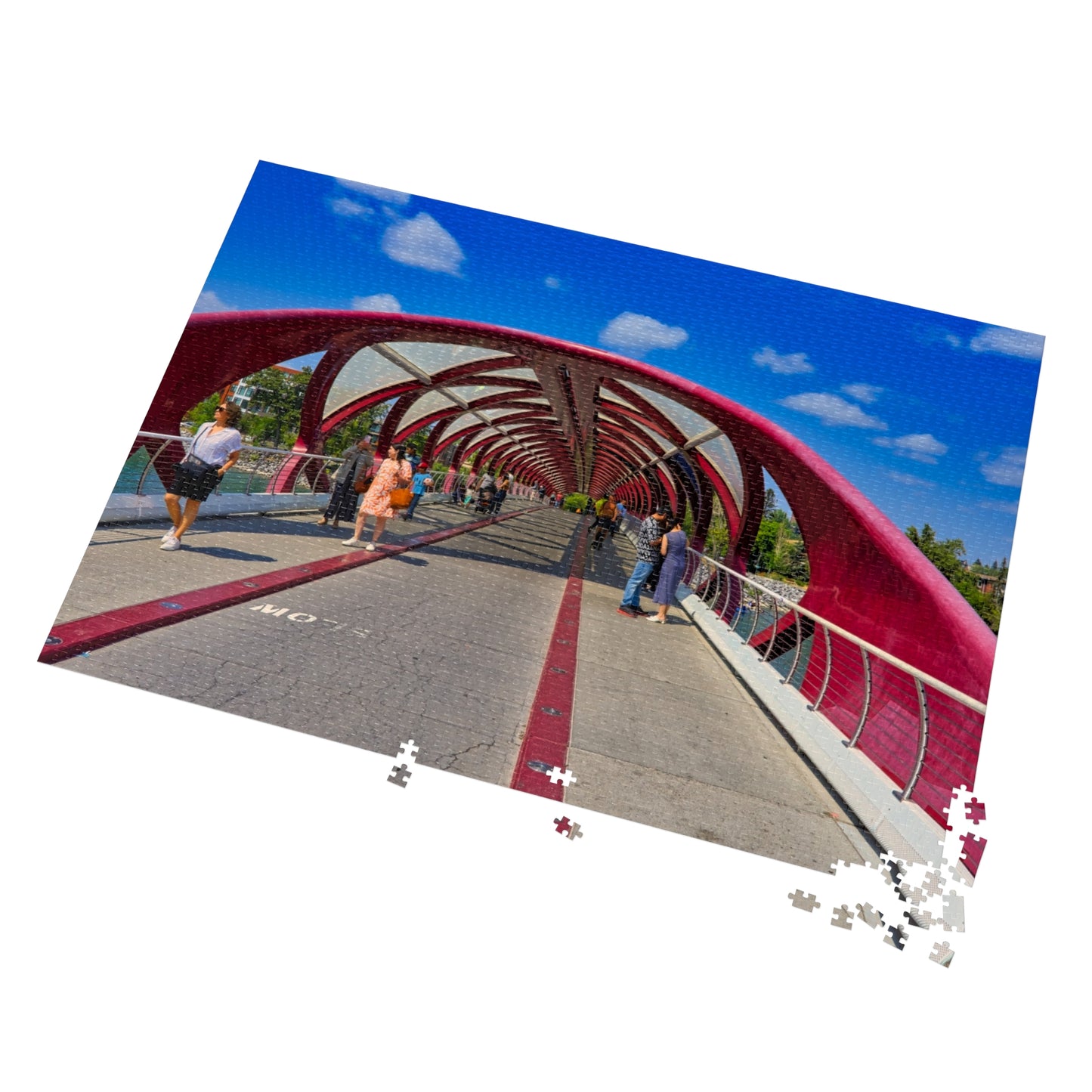 Jigsaw Puzzle - Calgary Peace Bridge
