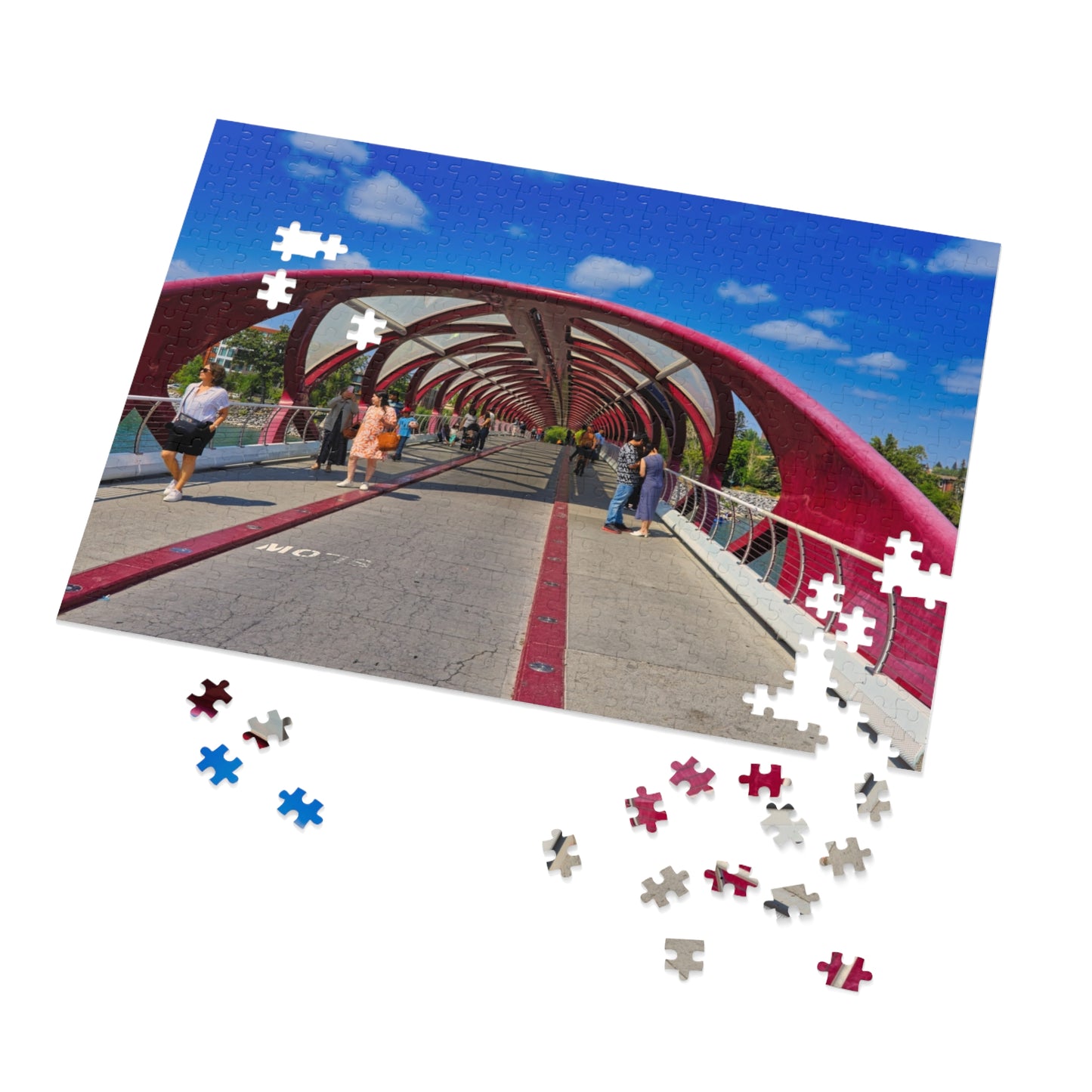 Jigsaw Puzzle - Calgary Peace Bridge