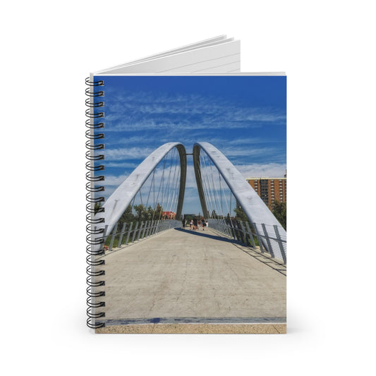 Ruled Line Sprial Notebook - George C. King Bridge
