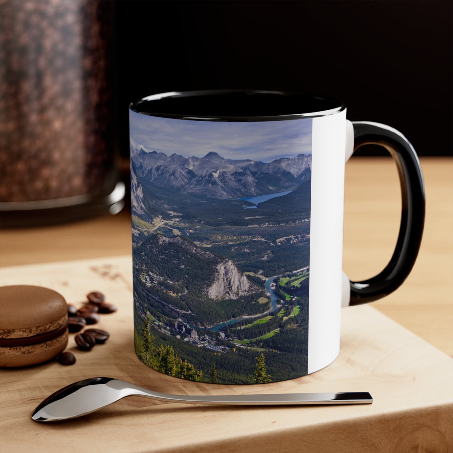 Accent Coffee Mug, 11oz - Bow Valley Sulphur Mountain