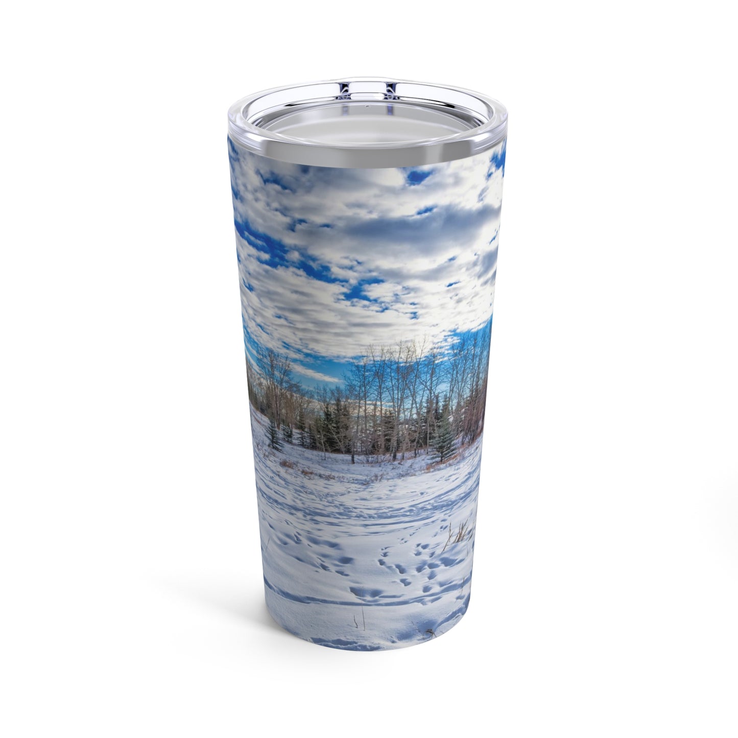 Tumbler 20oz - Glennfield Fish Creek Park Winter HDR