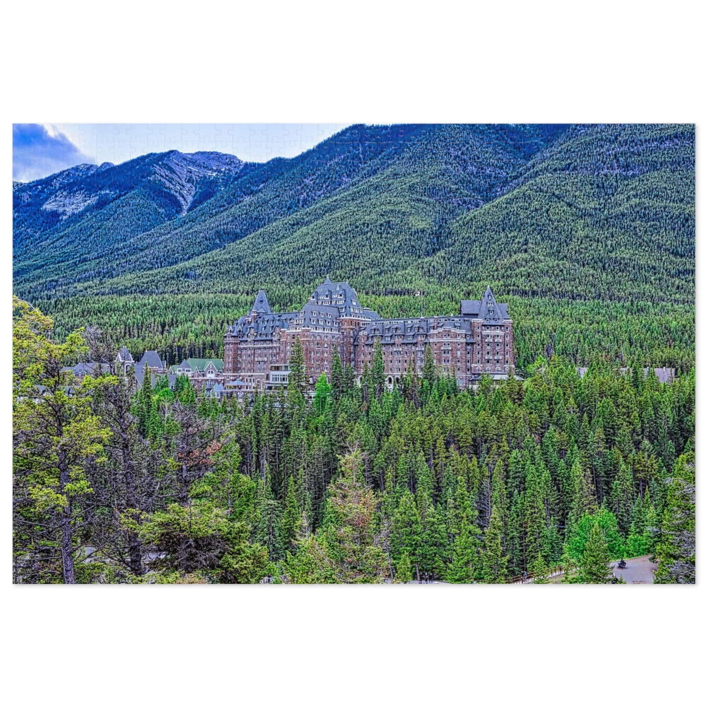 Jigsaw Puzzle (30, 110, 252, 500,1000-Piece) - Banff Springs Hotel Surprise Corner