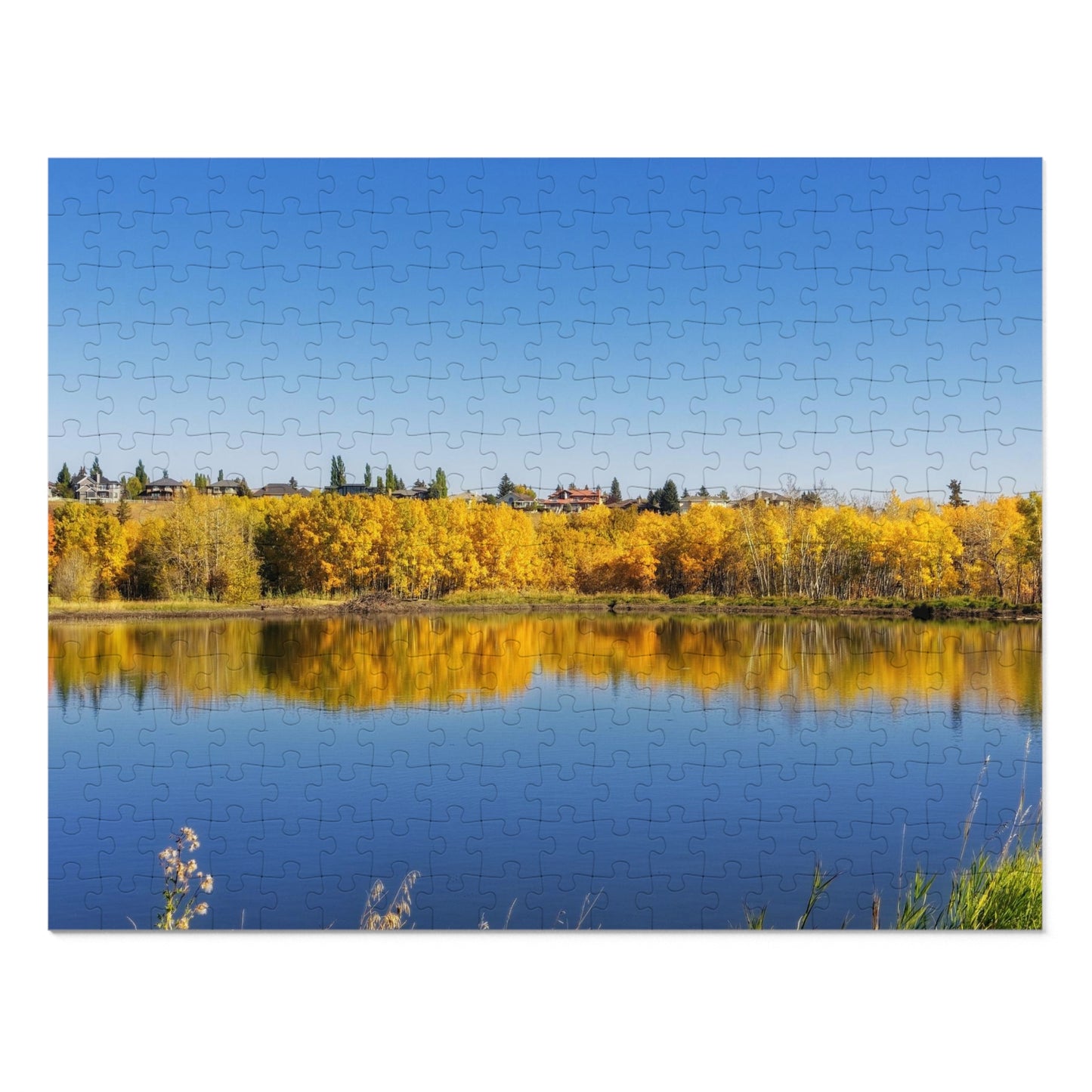 Jigsaw Puzzle (30, 110, 252, 500,1000-Piece) - Fish Creek Park Votier's Flats Pond Fall