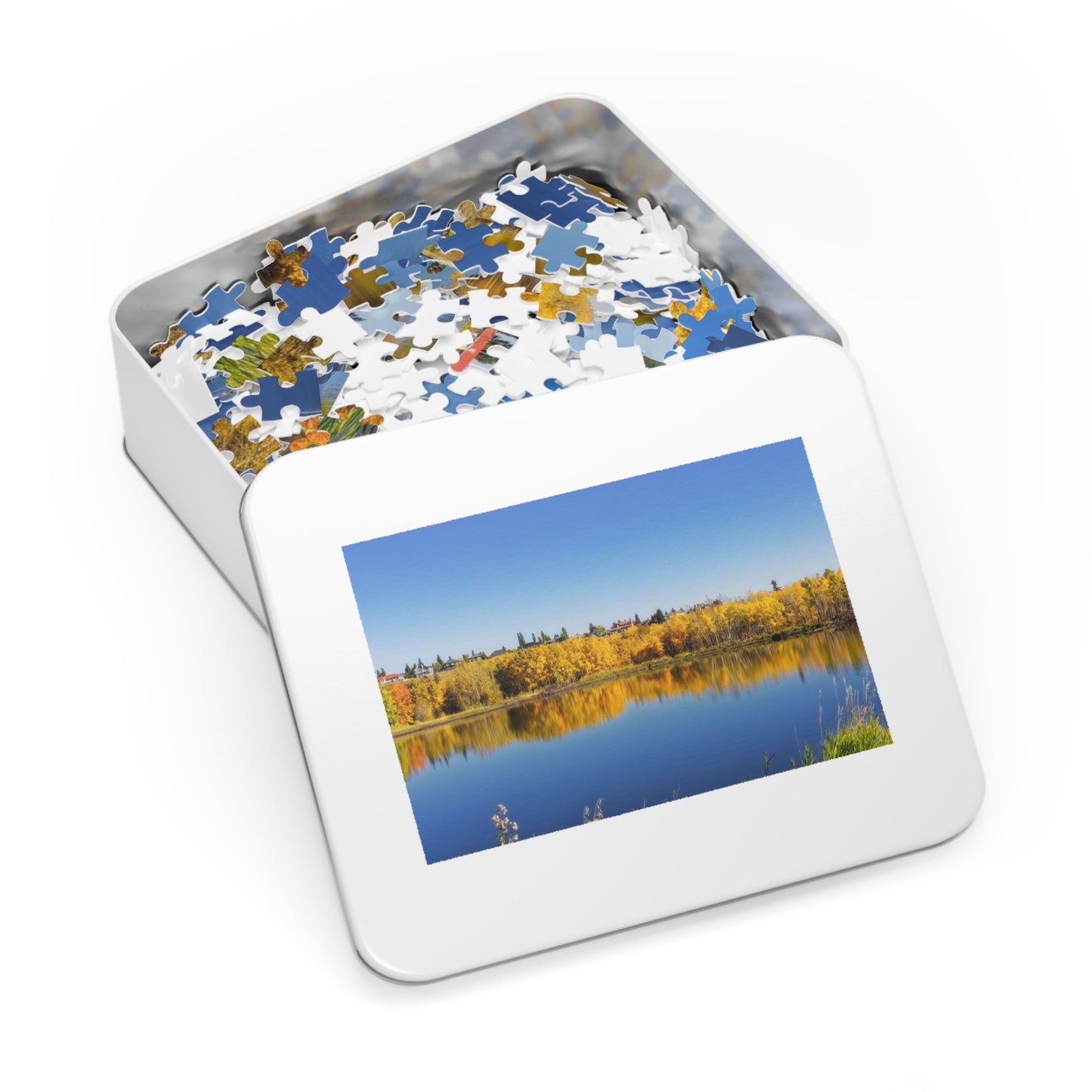 Jigsaw Puzzle (30, 110, 252, 500,1000-Piece) - Fish Creek Park Votier's Flats Pond Fall