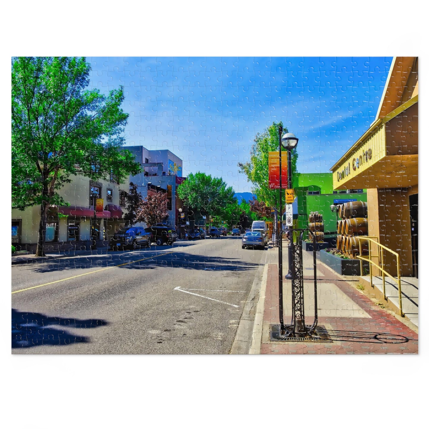 Jigsaw Puzzle (30, 110, 252, 500,1000-Piece) - Penticton Front Street HDR