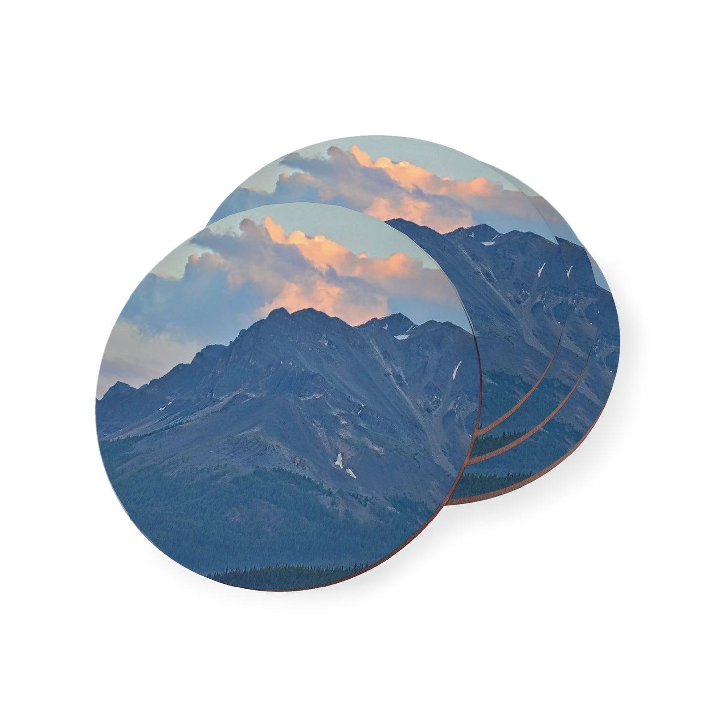 Coasters - Lake Louise Mountain Sunset