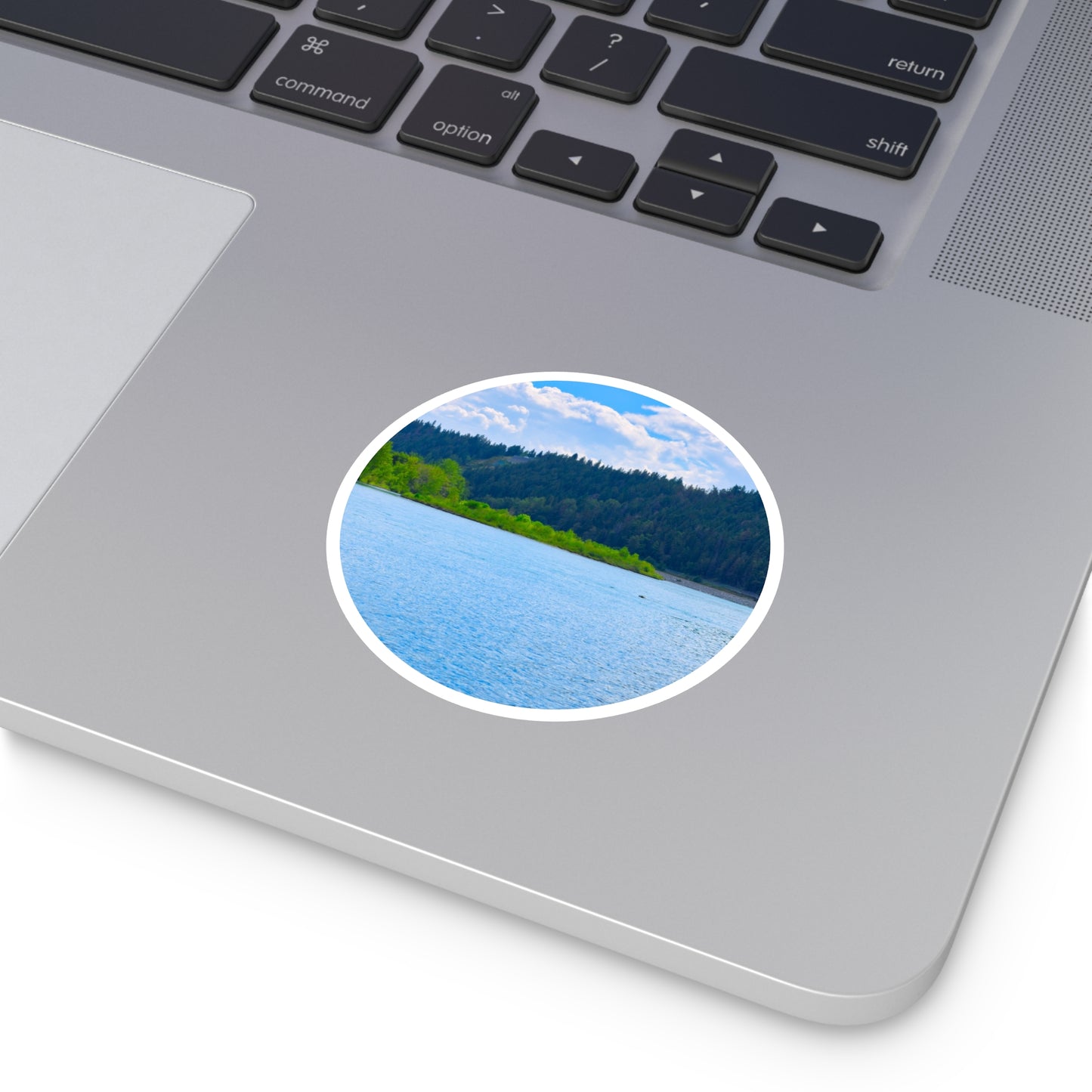 Round Stickers - Edworthy Park Bow River
