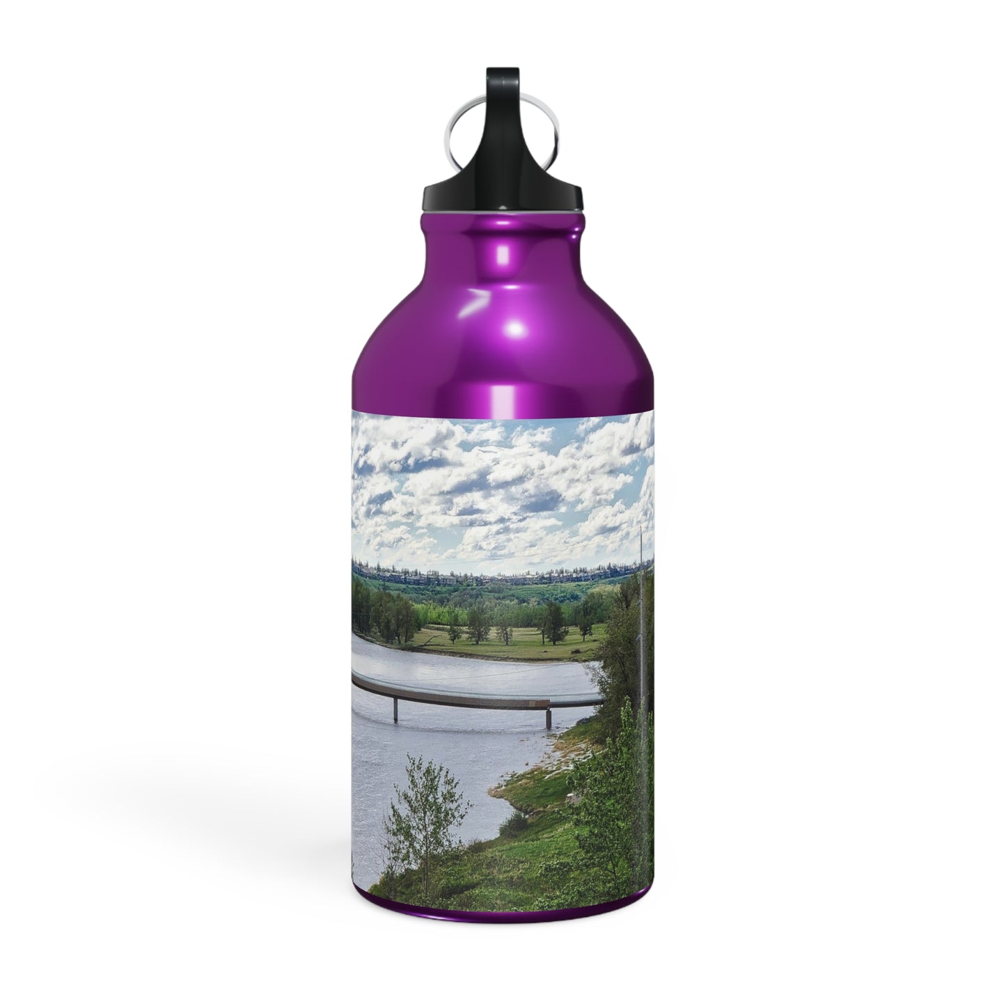 Oregon Sport Bottle - Bow River Fish Creek Park Mallard Point HDR