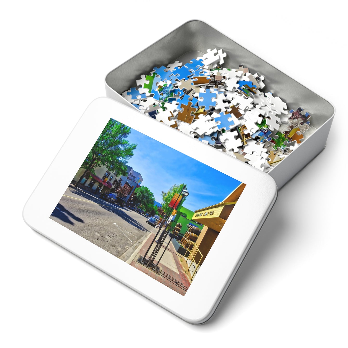 Jigsaw Puzzle (30, 110, 252, 500,1000-Piece) - Penticton Front Street HDR