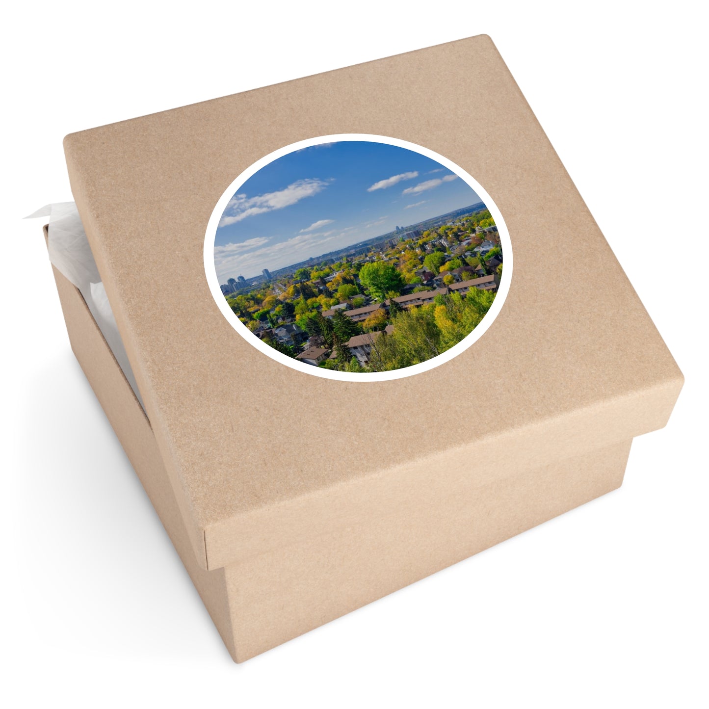Round Stickers - McHugh Bluff Fall