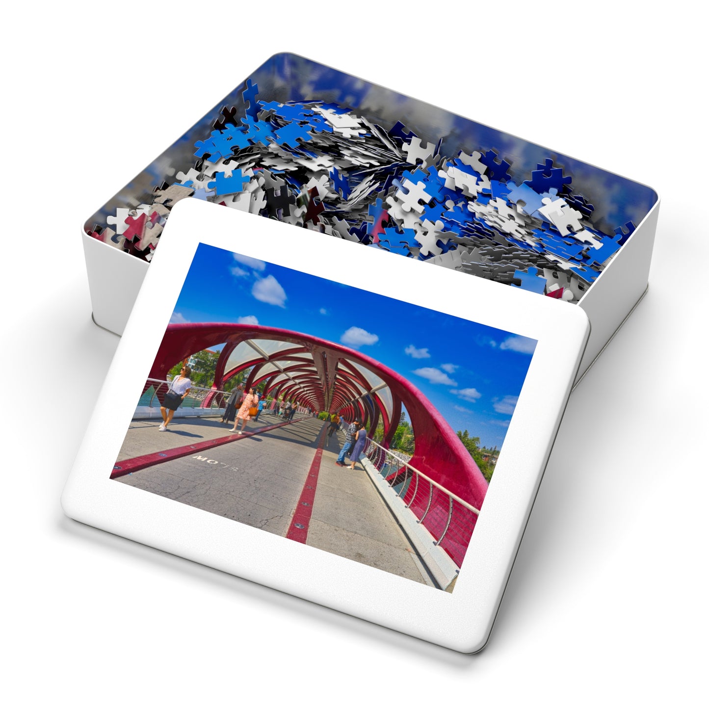 Jigsaw Puzzle - Calgary Peace Bridge
