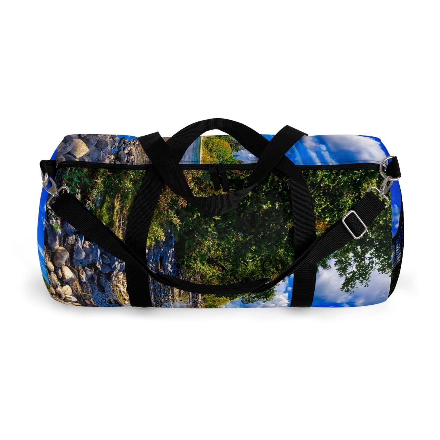 Duffle Bag - Bow River Bowness Park HDR Fall