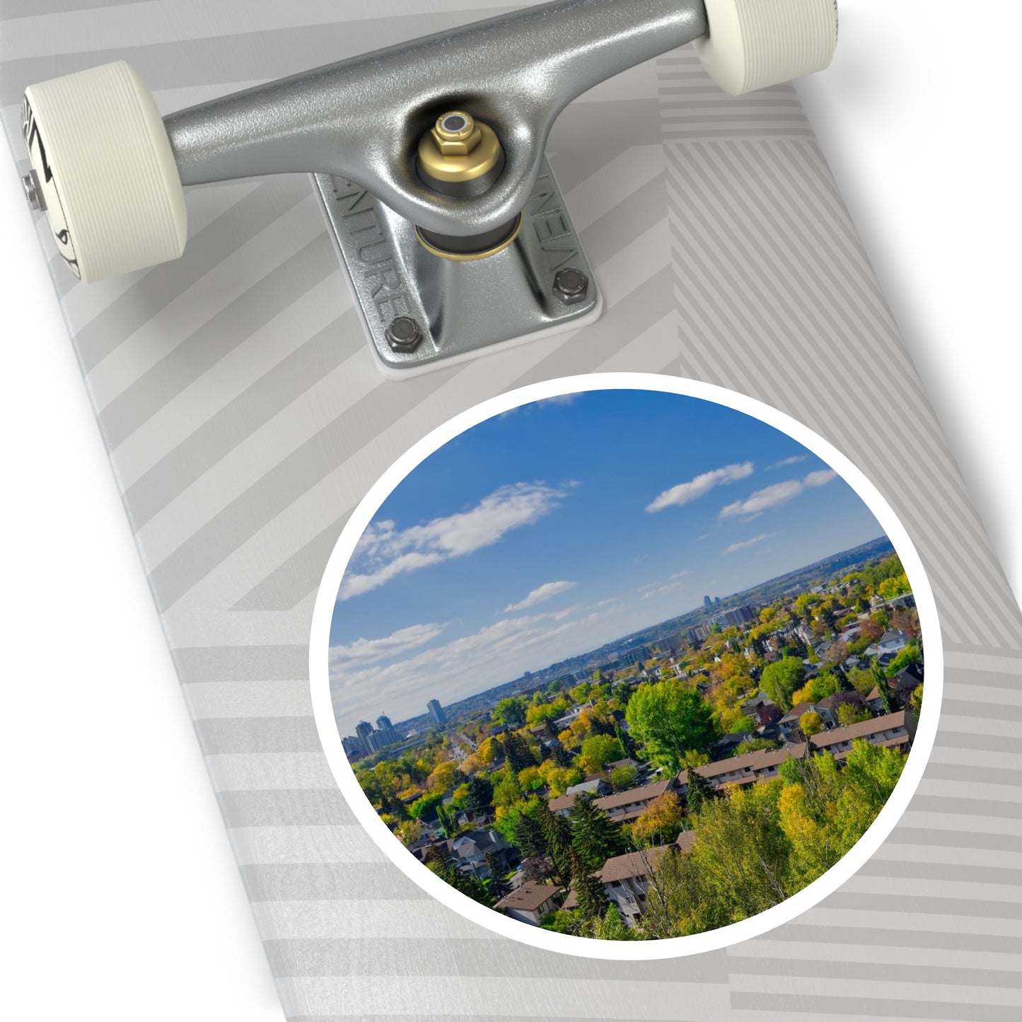 Round Stickers - McHugh Bluff Fall