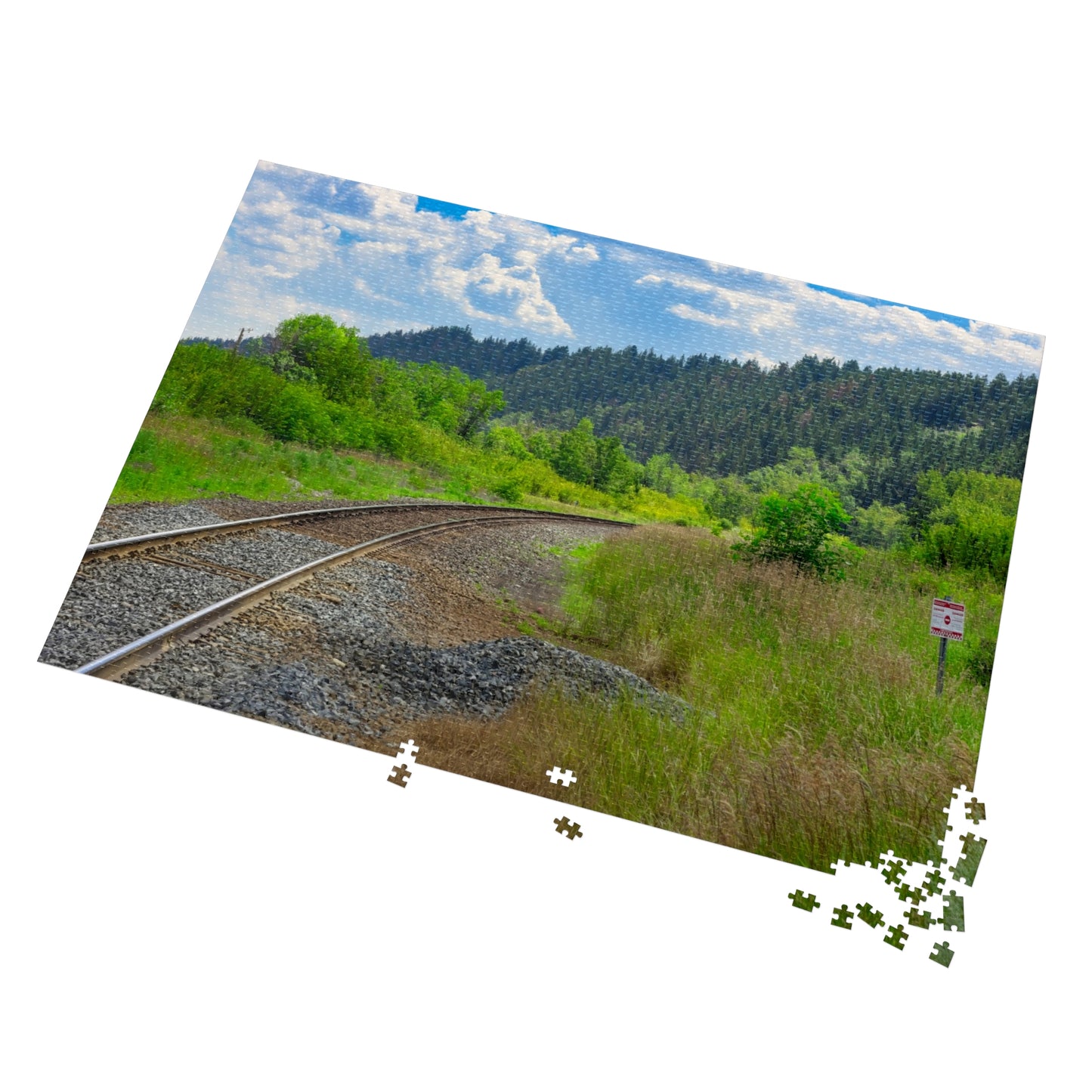 Jigsaw Puzzle - Edworthy Park CPKC Tracks