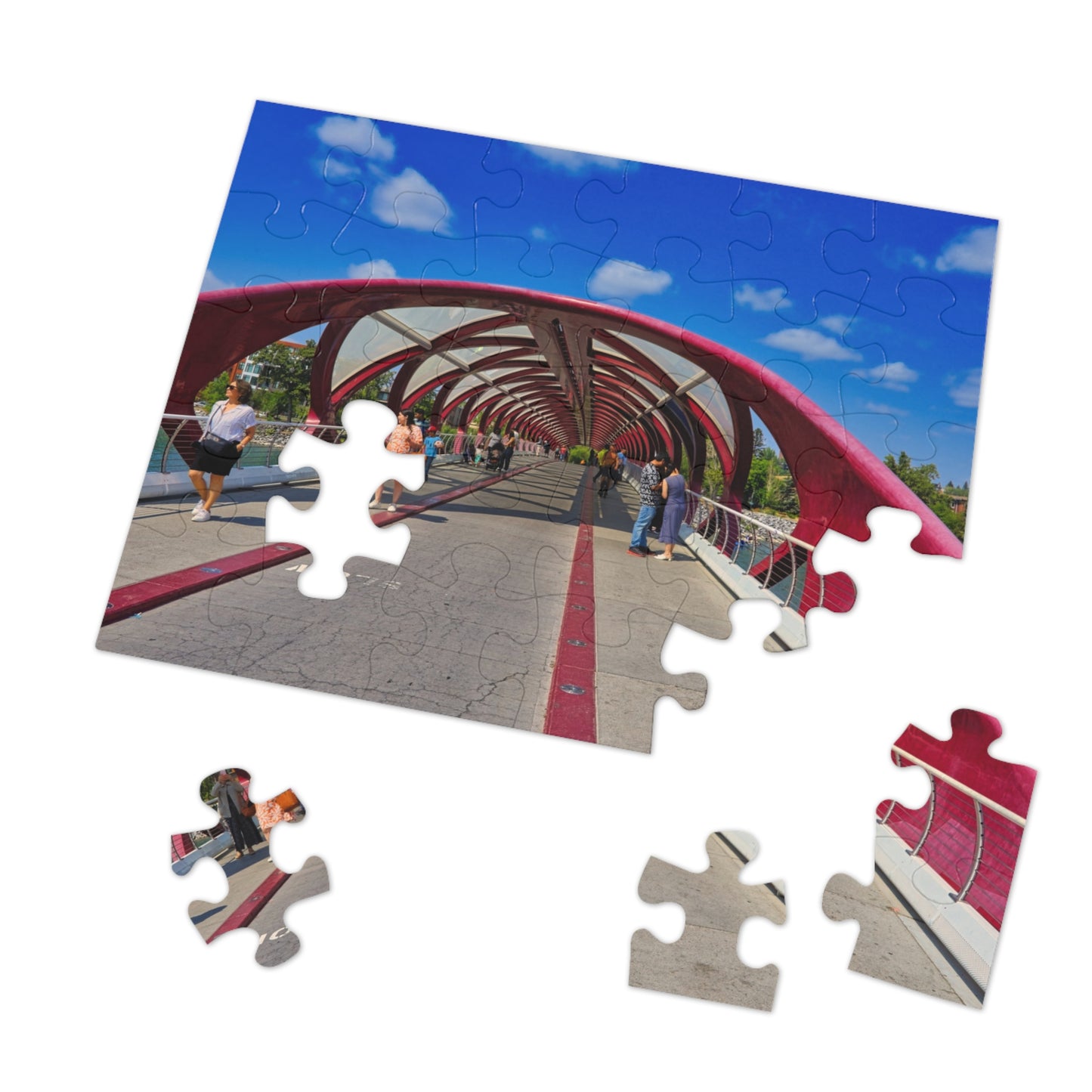 Jigsaw Puzzle - Calgary Peace Bridge