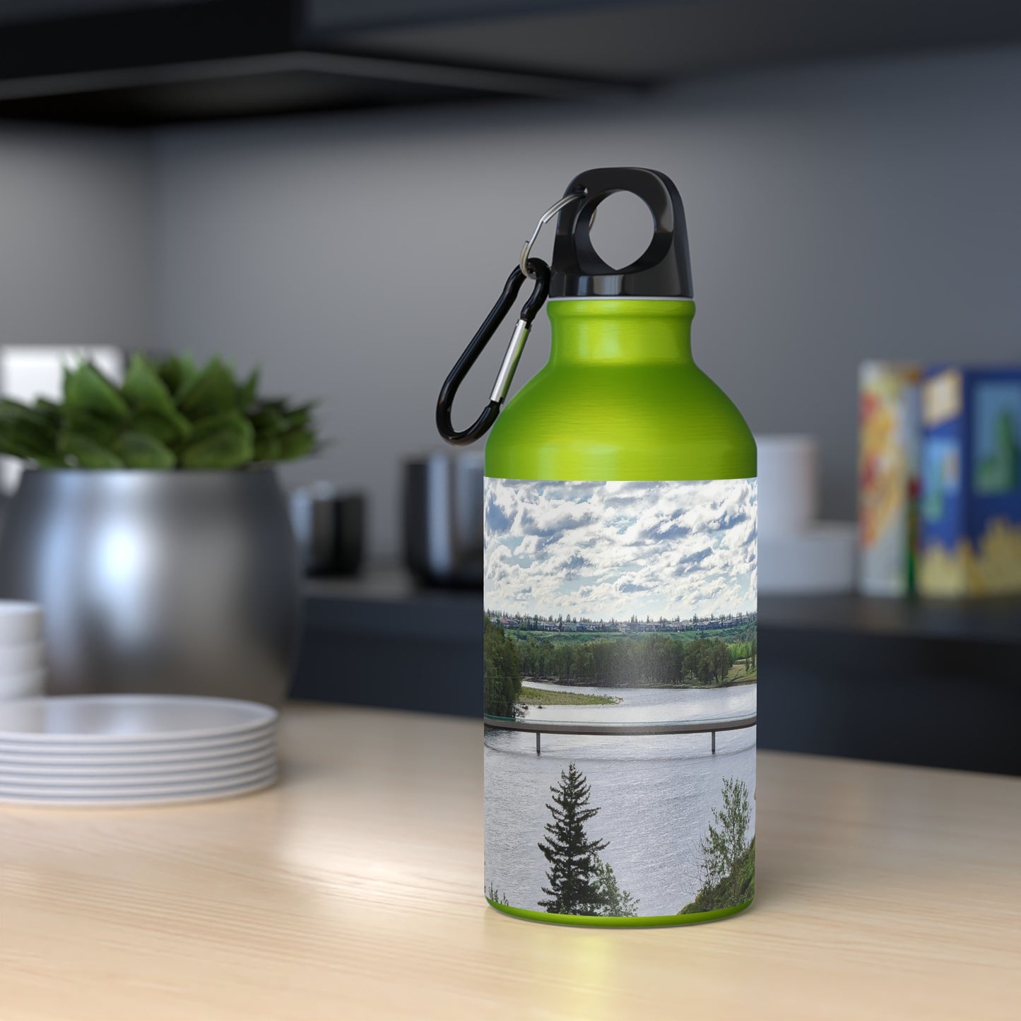 Oregon Sport Bottle - Bow River Fish Creek Park Mallard Point HDR