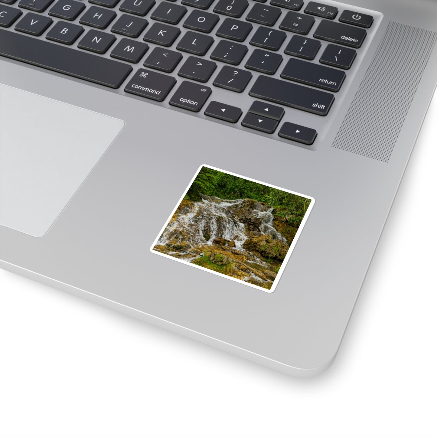 Square Stickers - Big Hill Springs Park Waterfall