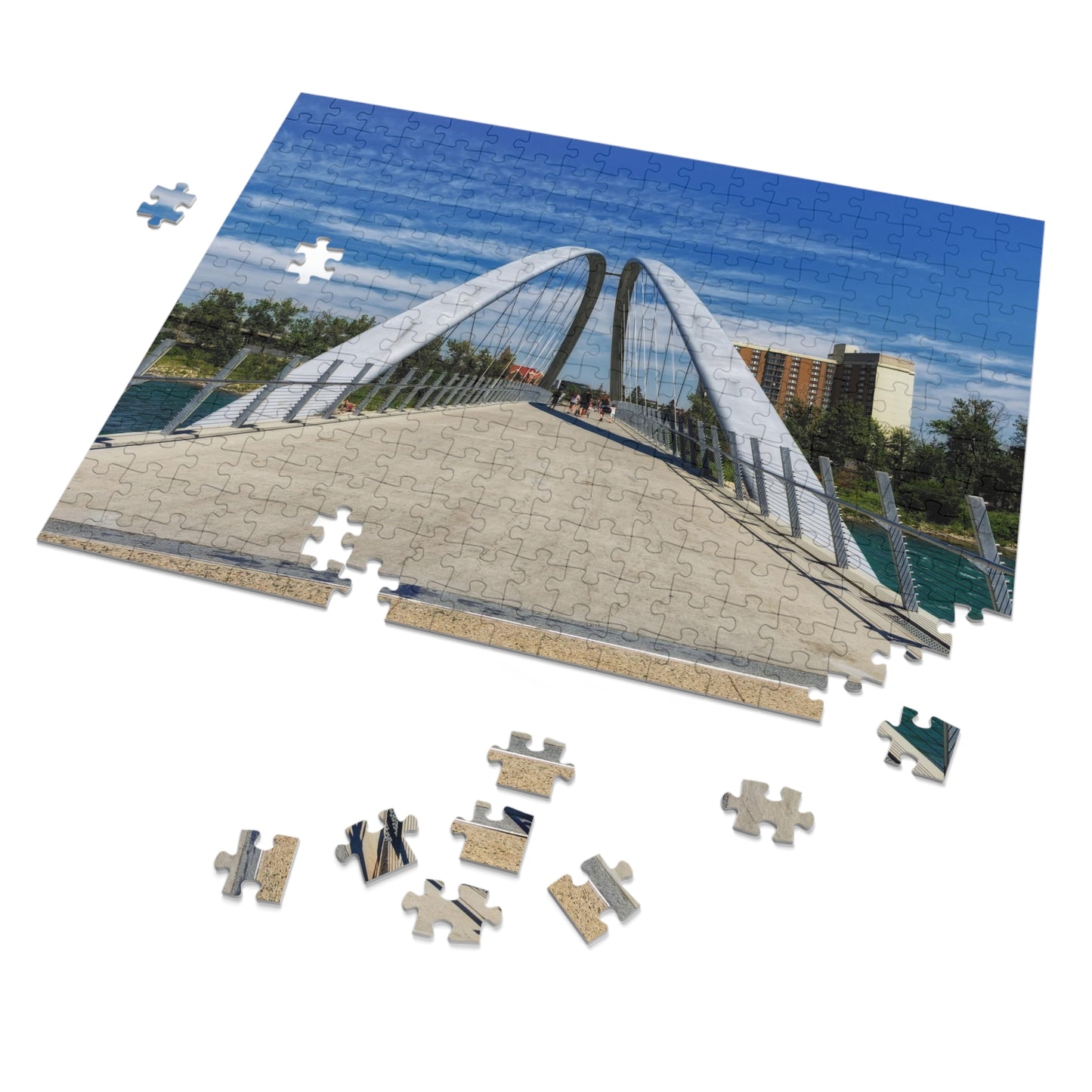 Jigsaw Puzzle (30, 110, 252, 500,1000-Piece) - George C. King Bridge