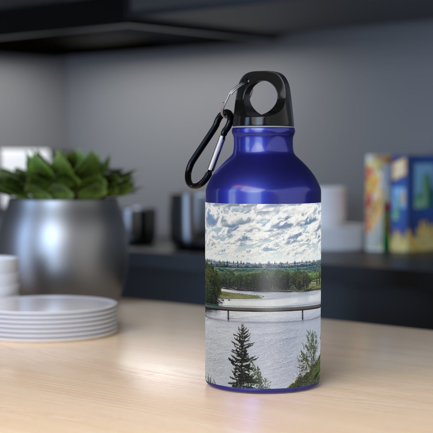 Oregon Sport Bottle - Bow River Fish Creek Park Mallard Point HDR