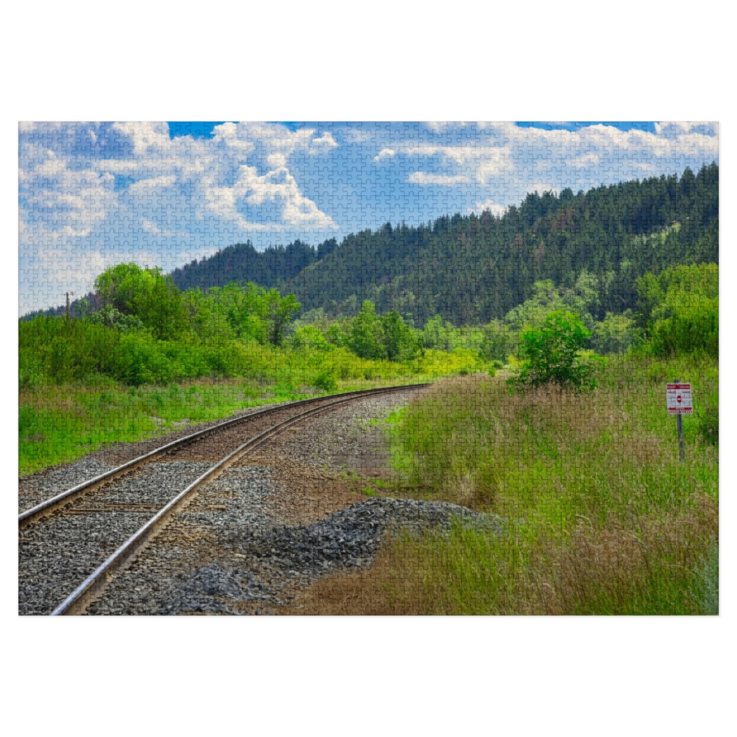 Jigsaw Puzzle - Edworthy Park CPKC Tracks