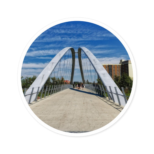 Round Stickers - George C. King Bridge