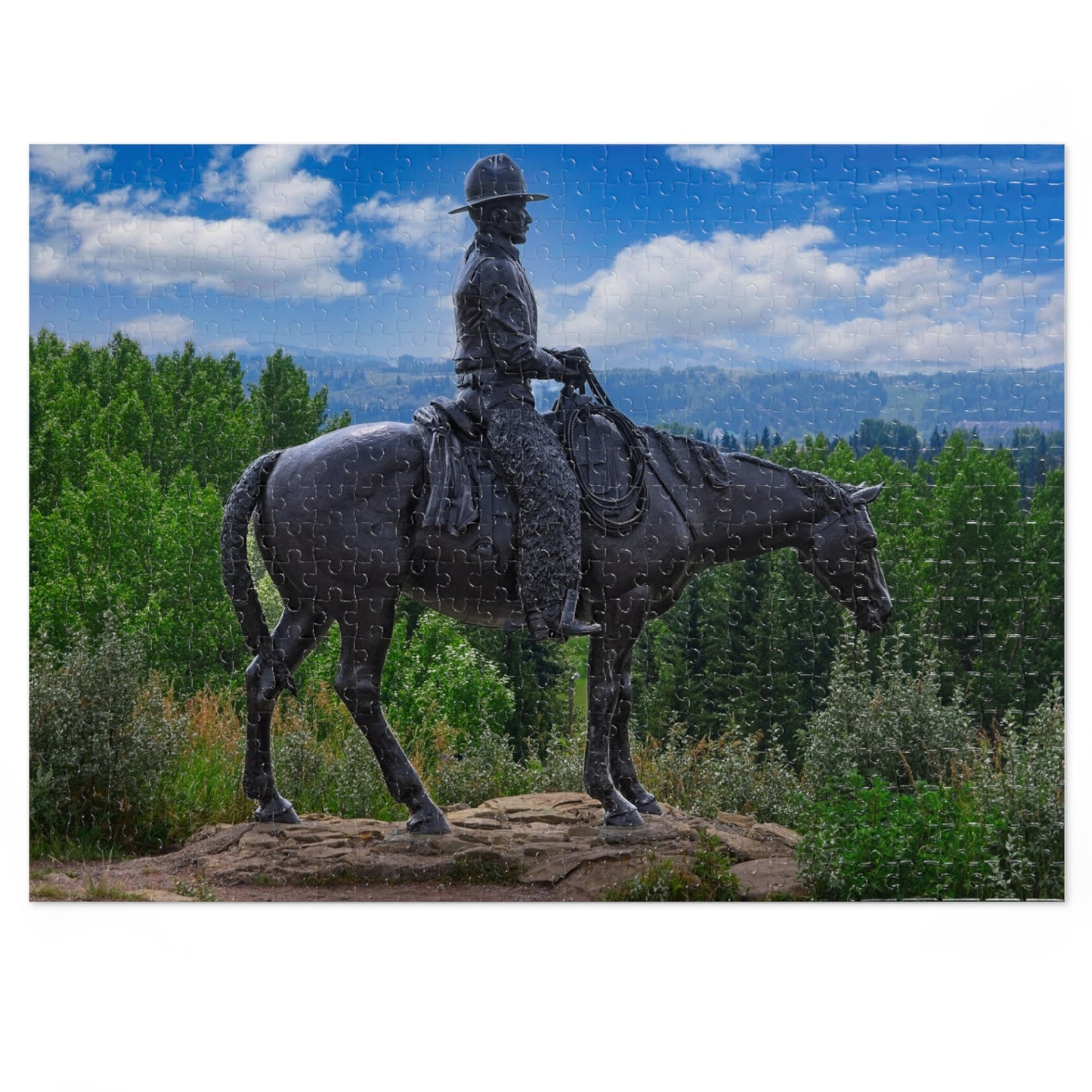 Jigsaw Puzzle - Men of Vision Statue