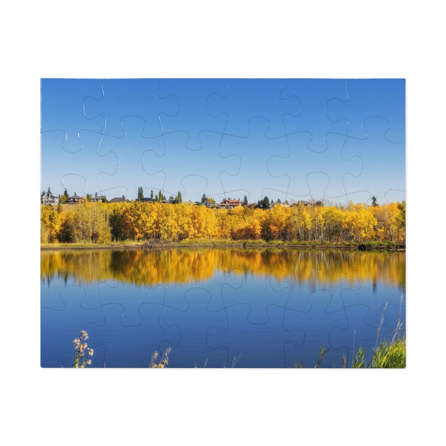 Jigsaw Puzzle (30, 110, 252, 500,1000-Piece) - Fish Creek Park Votier's Flats Pond Fall