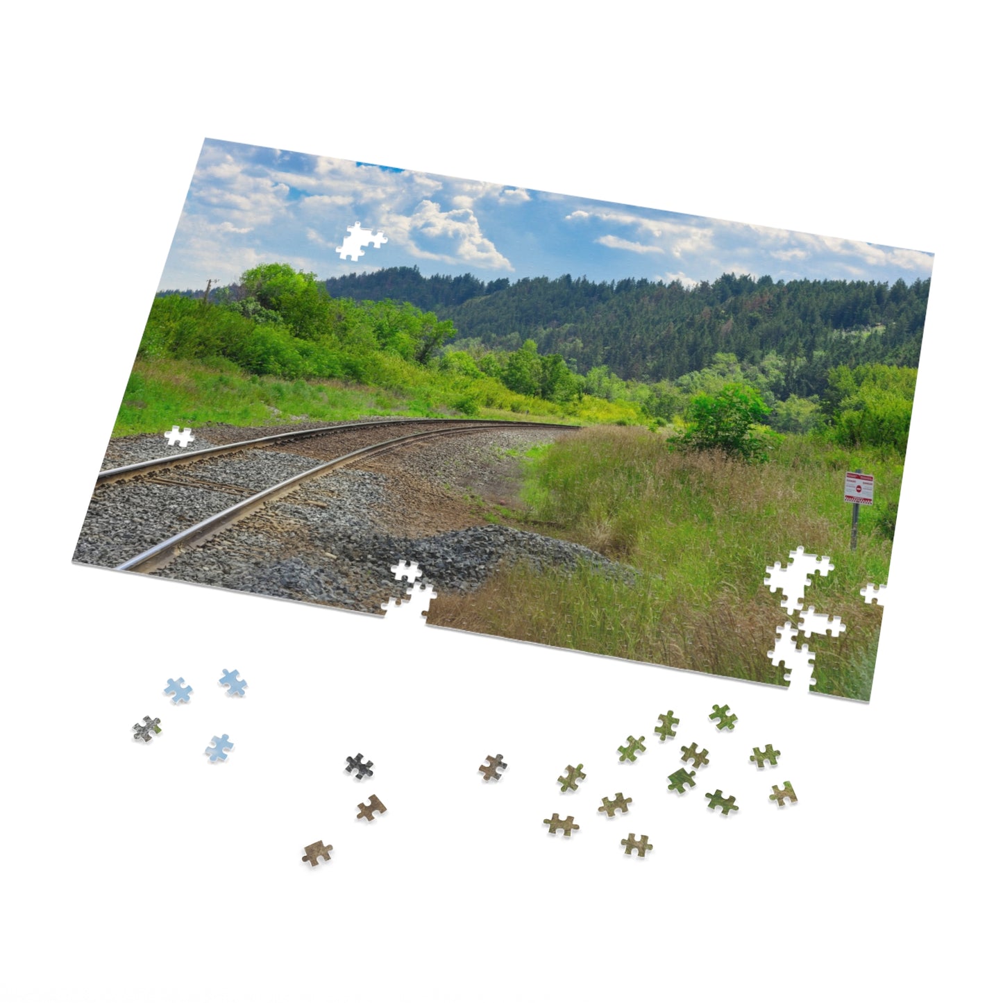 Jigsaw Puzzle - Edworthy Park CPKC Tracks