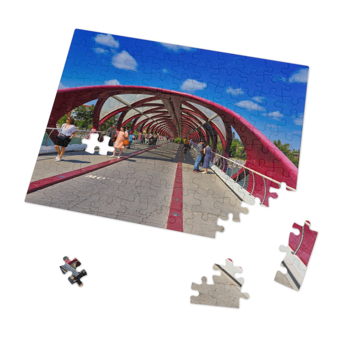 Jigsaw Puzzle - Calgary Peace Bridge