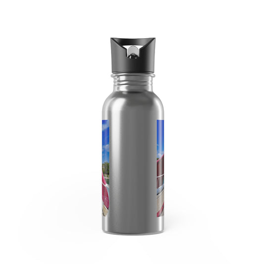 Stainless Steel Water Bottle With Straw, 20oz - Calgary Peace Bridge