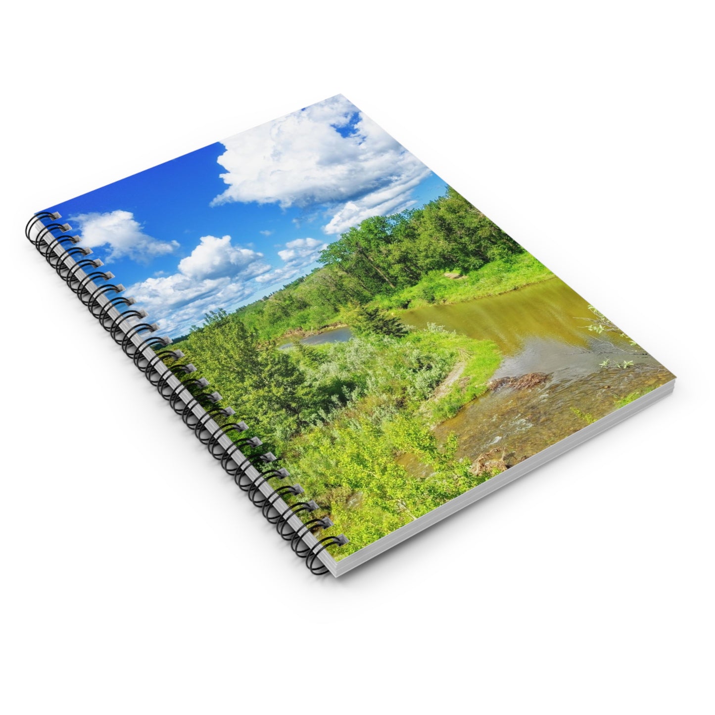 Ruled Line Spiral Notebook - Fish Creek Park Votier's Flats Lookout