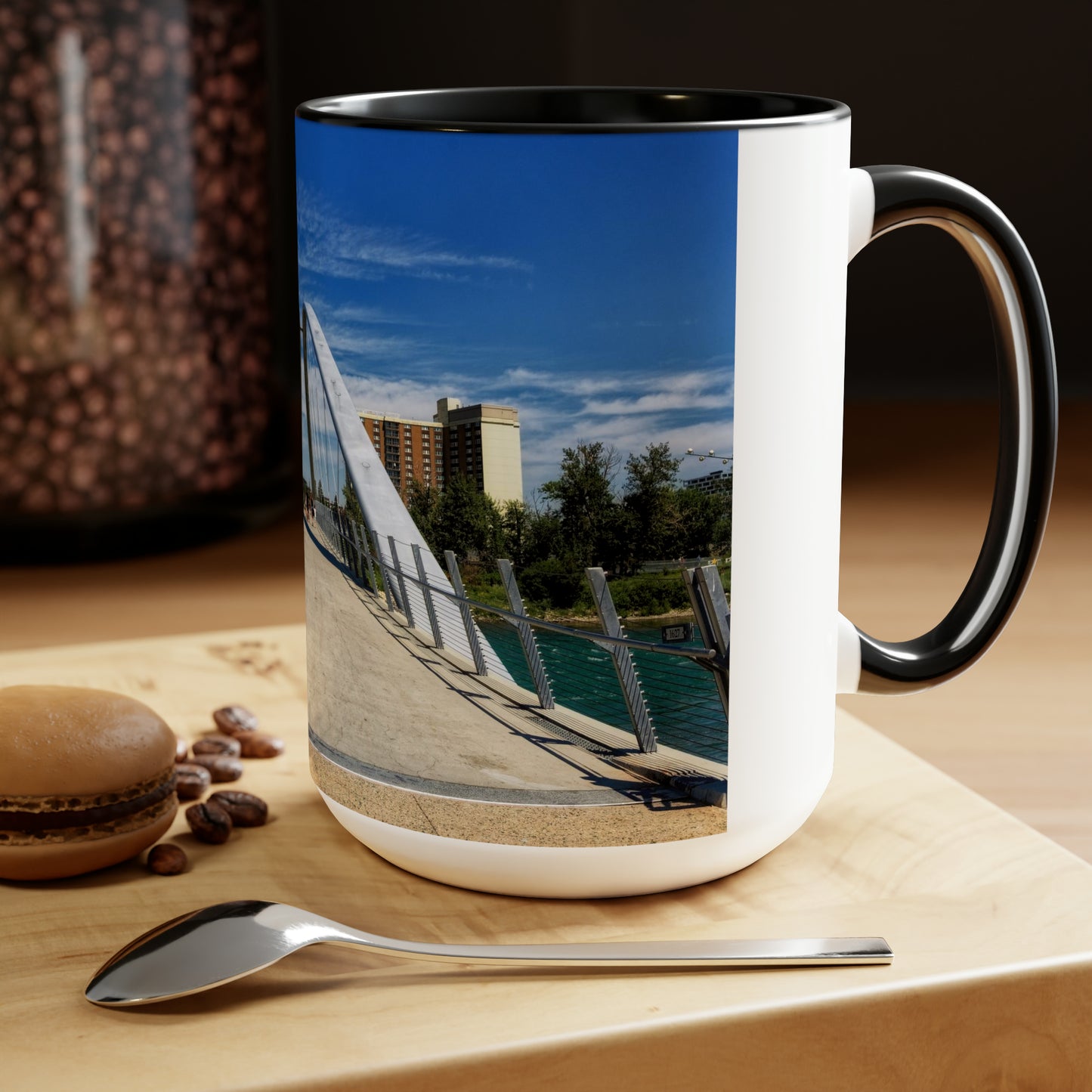 Accent Coffee Mugs, 15oz - George C. King Bridge