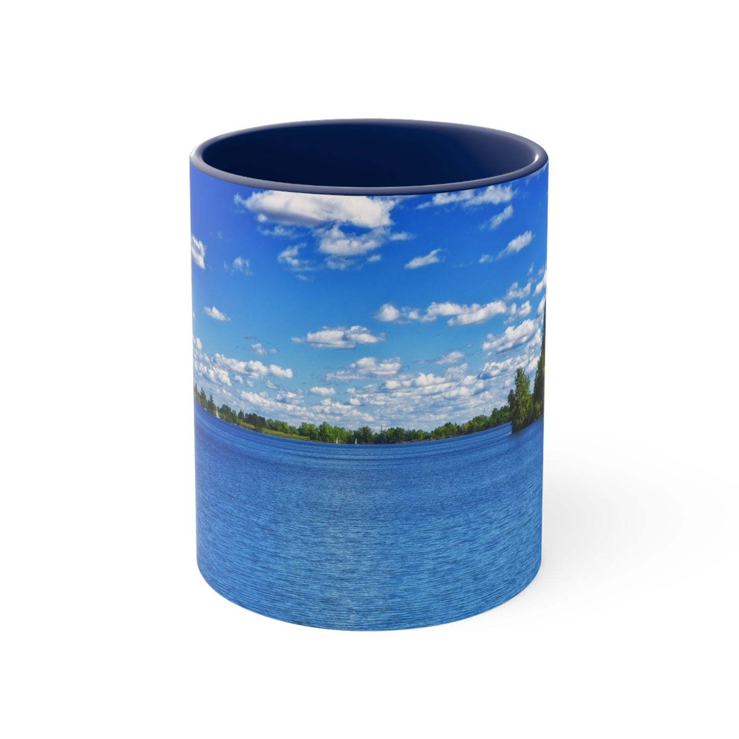 Accent Coffee Mug, 11oz - Glenmore Reservoir South Glenmore Park Summer