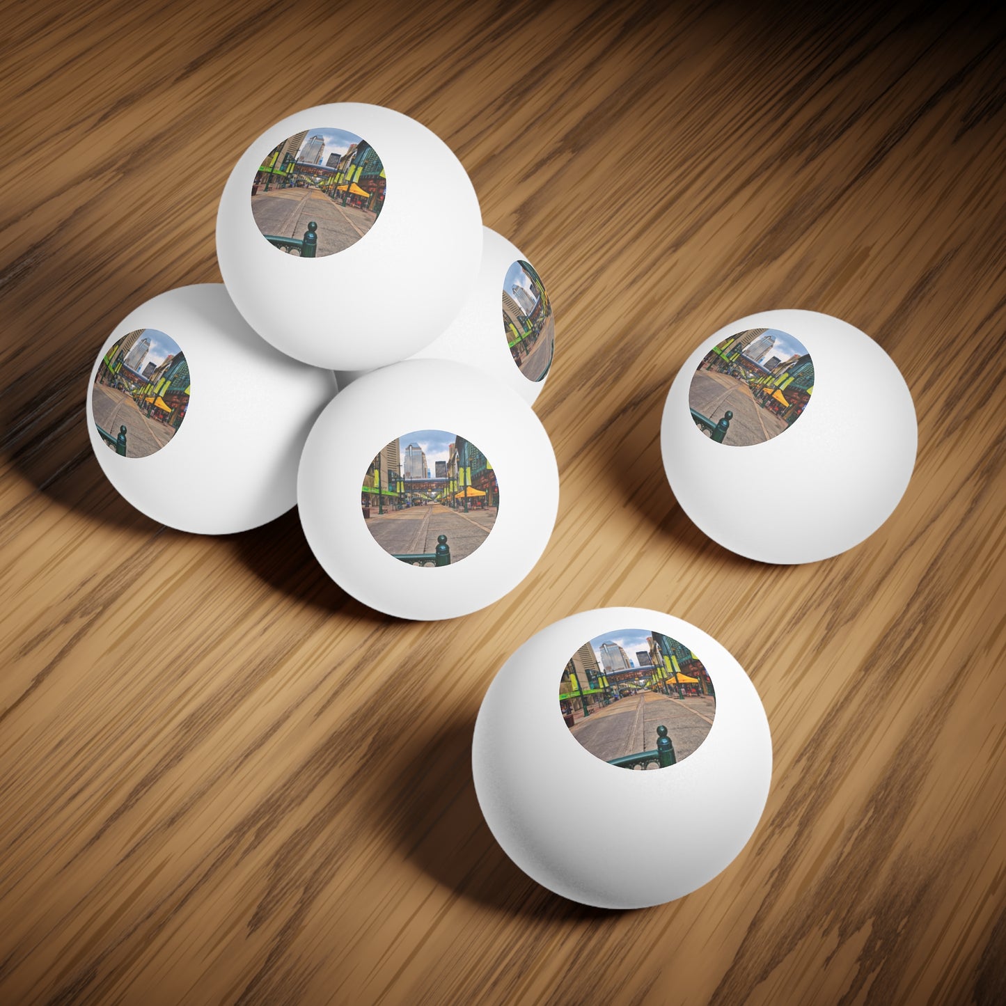 Ping Pong Balls, 6 pcs - Downtown Calgary Stephen Avenue
