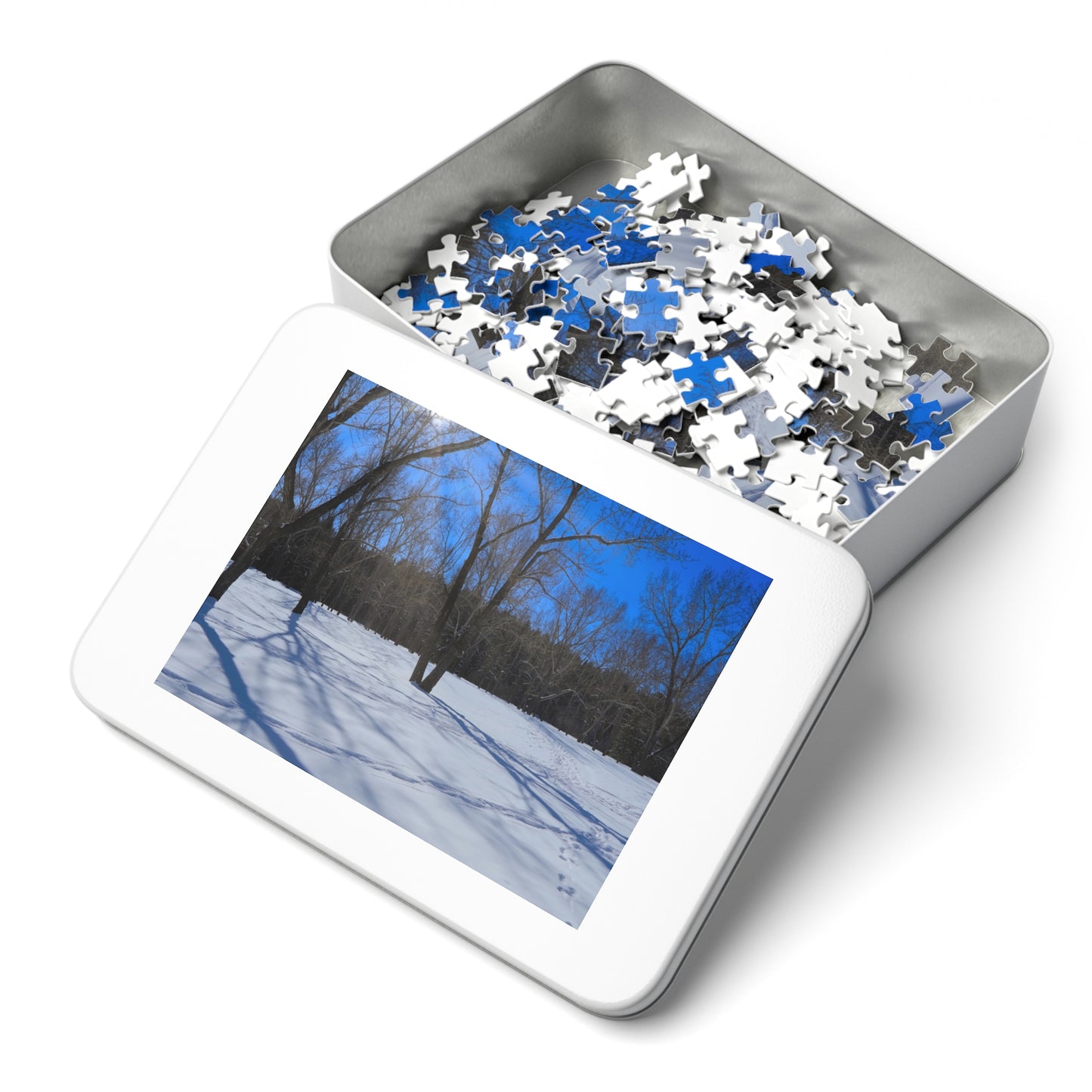 Jigsaw Puzzle (30, 110, 252, 500,1000-Piece) - Bowness Park Field Winter