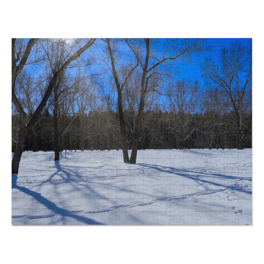 Jigsaw Puzzle (30, 110, 252, 500,1000-Piece) - Bowness Park Field Winter