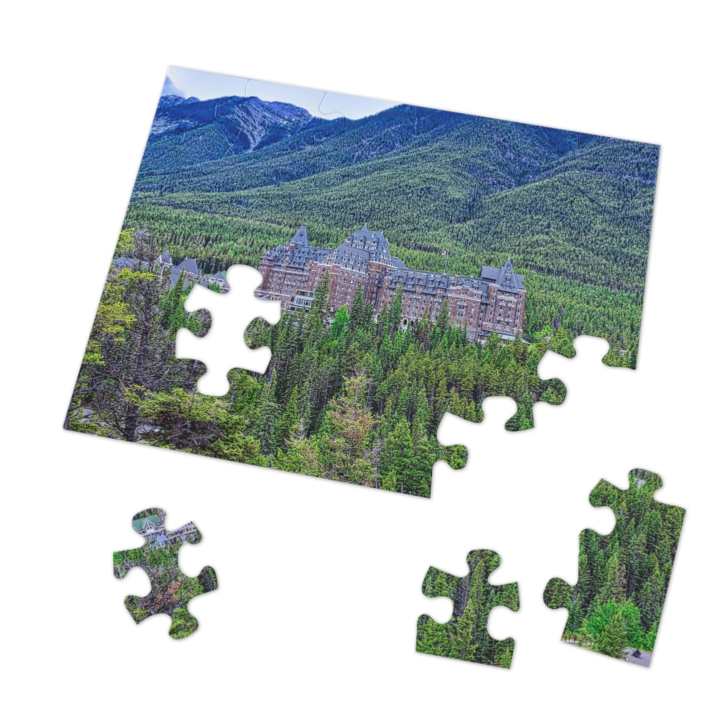 Jigsaw Puzzle (30, 110, 252, 500,1000-Piece) - Banff Springs Hotel Surprise Corner
